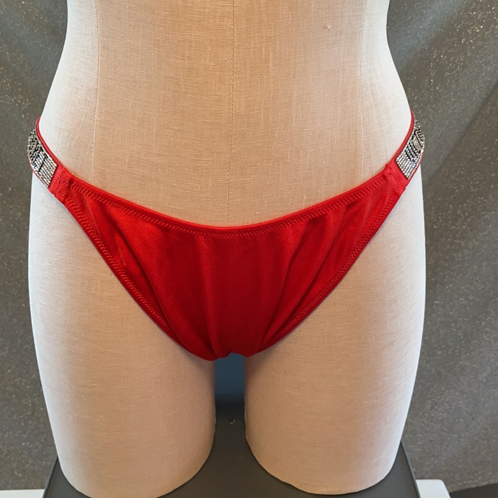 BUNDLE for barbiewoo COPYVS Shine Strap Escondido Brazilian Swim Bottom M \ Red